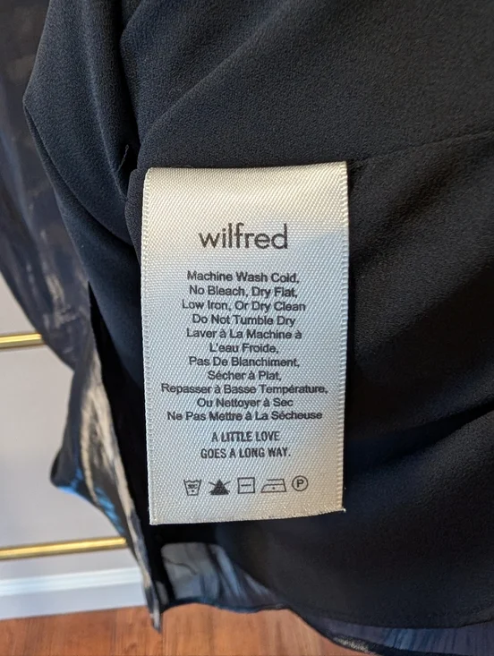 Wilfred Black Mini Dress - Picture 4 of 5